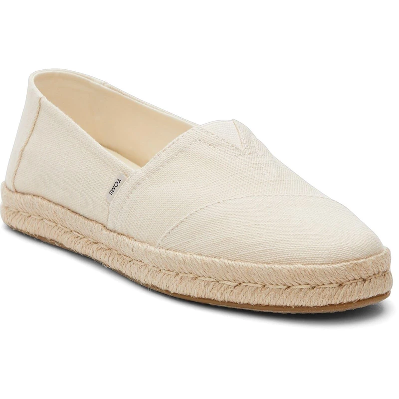TOMS Women's Alpargata Rope 2.0 Espadrille, Natural Recycled Cotton Slubby, 9 UK - Image 1