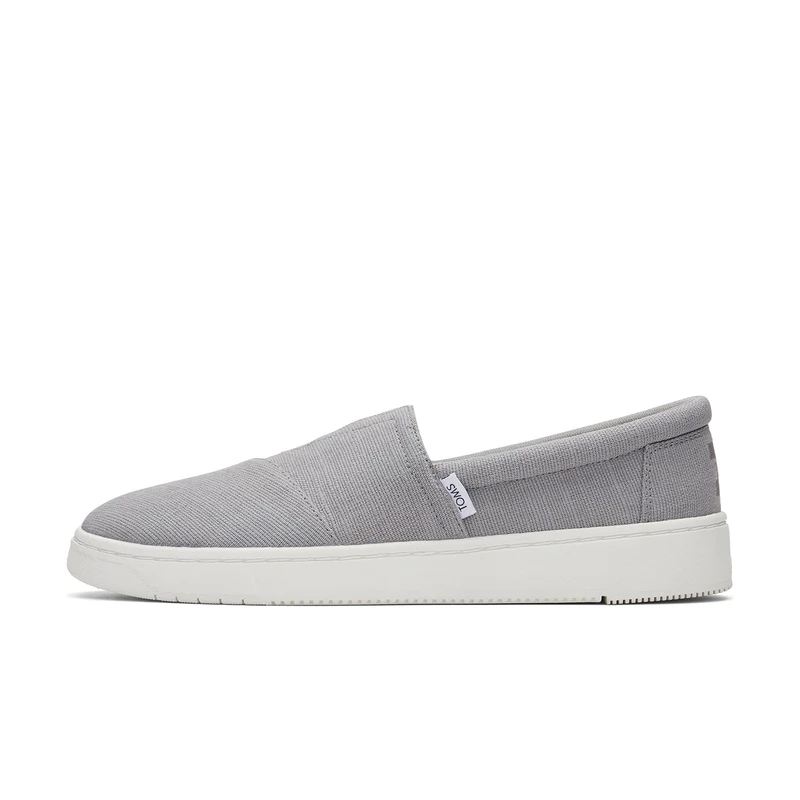 TOMS Men's Trvl Lite Alpargata Sneaker, Ultimate Grey Heritage Canvas, 8 UK