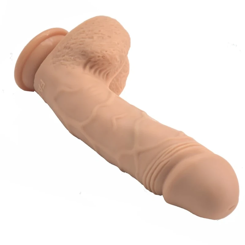 BeHorny Monster Dildo Liquid Silicone Realistic Penis 24.5 cm Long with Huge Girth