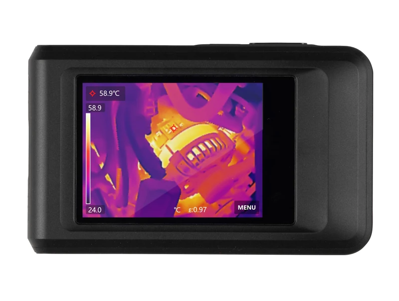 Testboy TV 296 thermal imaging camera with Bluetooth and WiFi, infrared camera (real-time transmission to the cell phone, touch color LCD display, compatible with Bluetooth & WiFi)