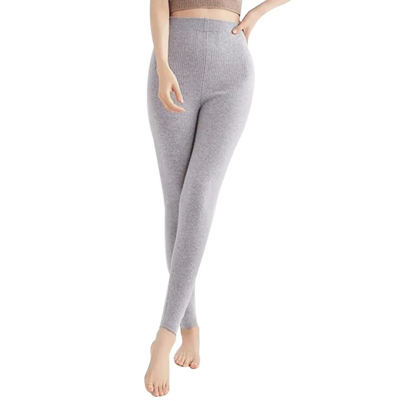 ZMNKH 100% Cashmere Womens Thermal Leggings,High Waisted Long Johns for Ladies,Winter Thermal Bottoms Pants for Walking Skiing Hiking and Daily Wear, Women