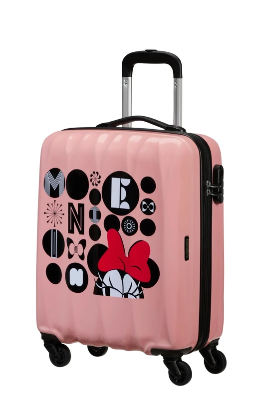 American Tourister Hypertwist - Spinner S, Hand Luggage, 55 cm, 36 l, Multicolored (Minnie Glam)