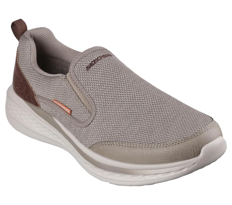 Skechers Men's Slade-Lucan Sneaker, Khaki, 9.5