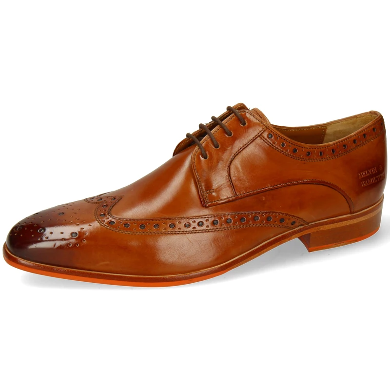 Melvin & Hamilton Lewis 3 Men's Derby Shoes, Brown, 7 UK