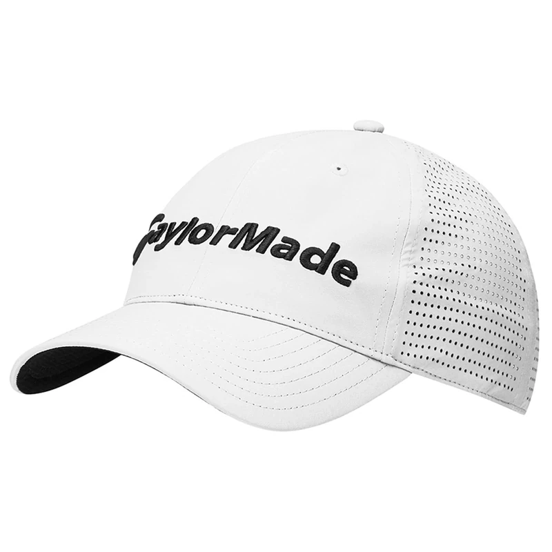 TaylorMade Golf Men's Litetech Hat, White, One Size