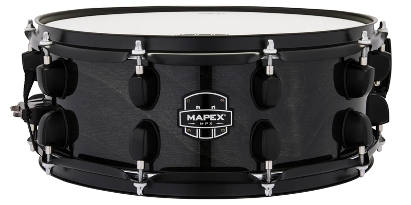 Mapex MPX Maple/Poplar Snare Drum - 5.5 x 14-inch - Black with Black Hardware