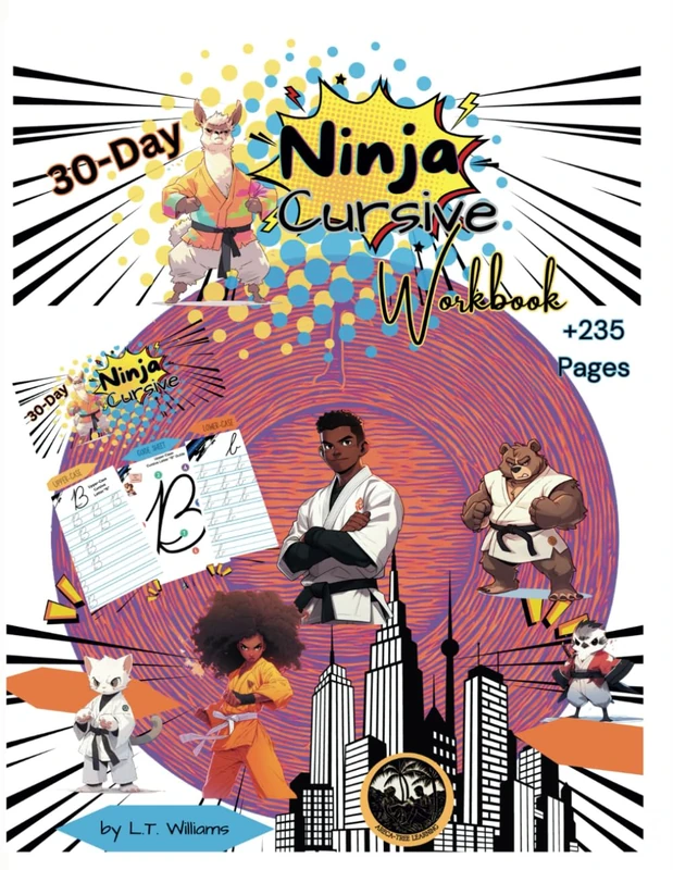 30-Day Ninja Cursive: A systematic challenge to learn cursive writing