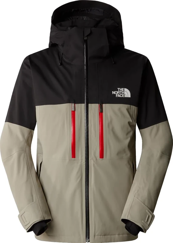 The North Face Men's Chakal Jacket, Clay Grey/Tnf Black, XXL