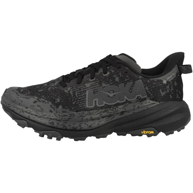 HOKA ONE ONE 1155150-BCKT Speedgoat 6 GTX Men Black/Outer Orbit UK 8