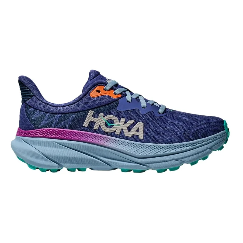 HOKA Womens Challenger ATR 7 Textile Evening Sky Drizzle Trainers 4.5 UK - Image 1