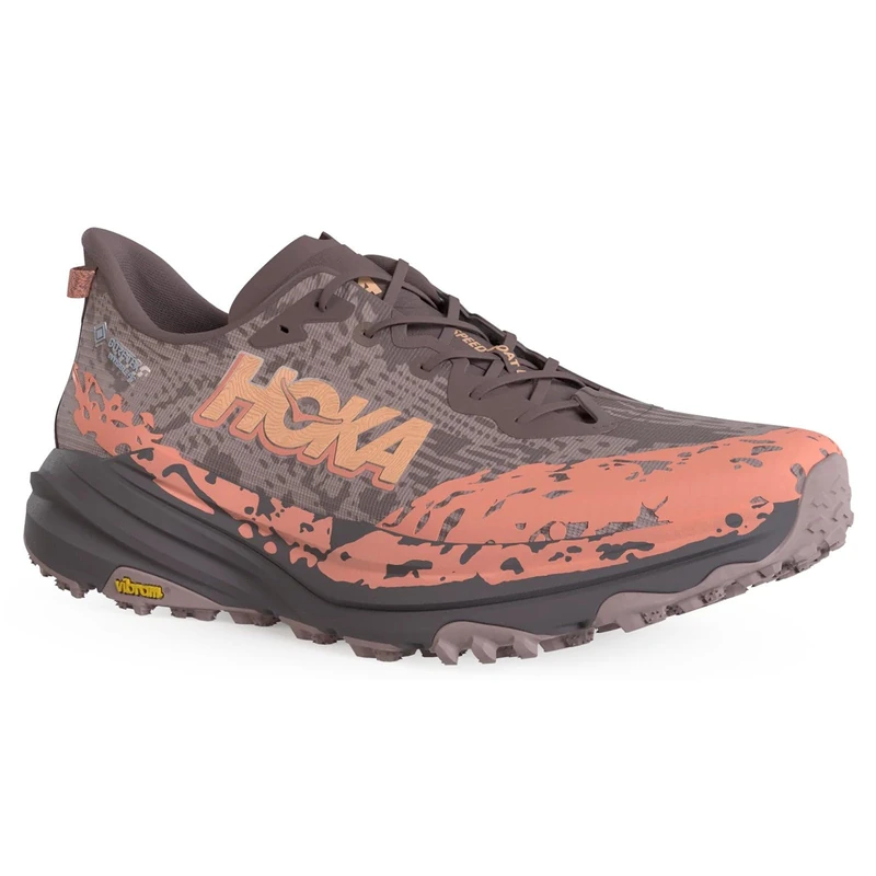 HOKA ONE ONE 1155151-SZQ Speedgoat 6 GTX Women Smoky Quartz/Quartzite UK 4.5 - Image 1