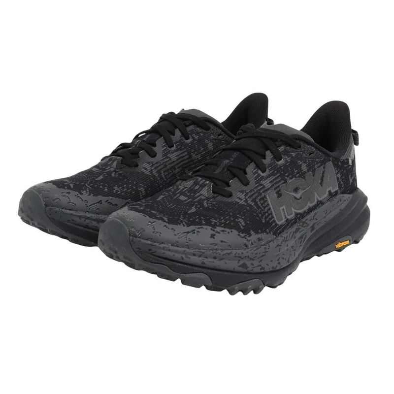 HOKA ONE ONE 1155150-BCKT Speedgoat 6 GTX Men Black/Outer Orbit UK 10.5