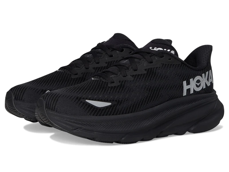 HOKA ONE ONE 1141490F-BBLC Clifton 9 GTX Women Black/Black UK 4 - Image 1