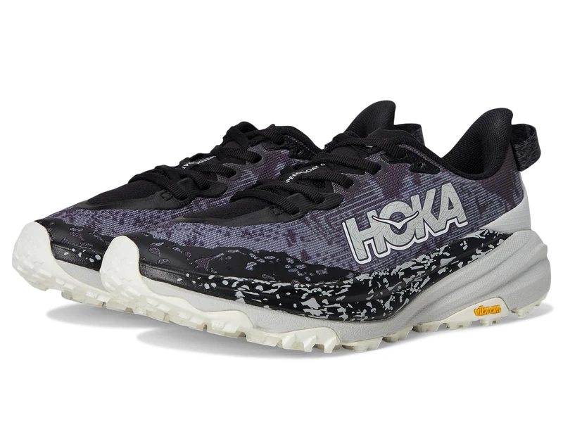 HOKA ONE ONE 1147791-BKSTR Speedgoat 6 Men Black/Stardust UK 6.5