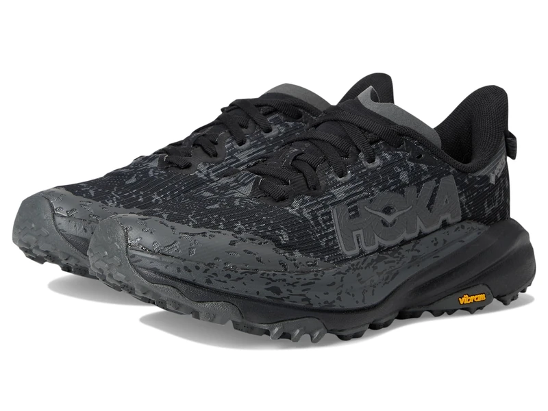 HOKA ONE ONE 1155771-BCKT Speedgoat 6 GTX Wide Women Black/Outer Orbit UK 9
