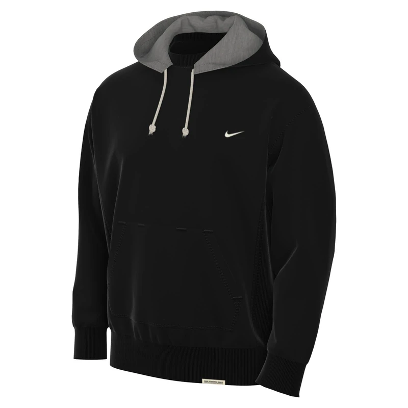 Nike Sweatsirt-DQ5818 Hooded Sweatshirt Black/Pale Ivory S - Image 1