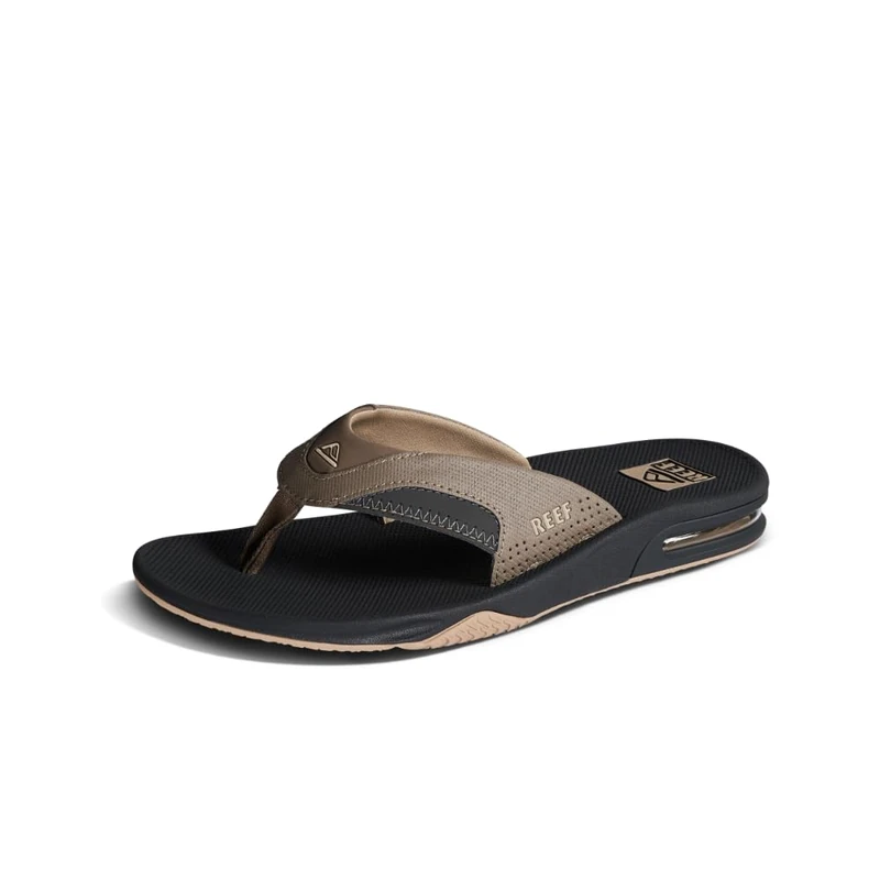 Reef MENS SANDALS, FANNING, FOSSIL/RAVEN, 11 UK
