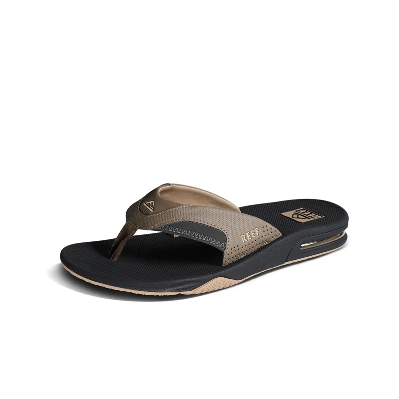 Reef MENS SANDALS, FANNING, FOSSIL/RAVEN, 13 UK