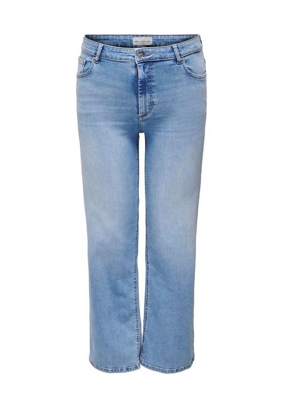 ONLY CARMAKOMA Carwilly Hw Wide DNM Tai006 Noos, Light Blue (Light Blue Denim), 44W x 32L
