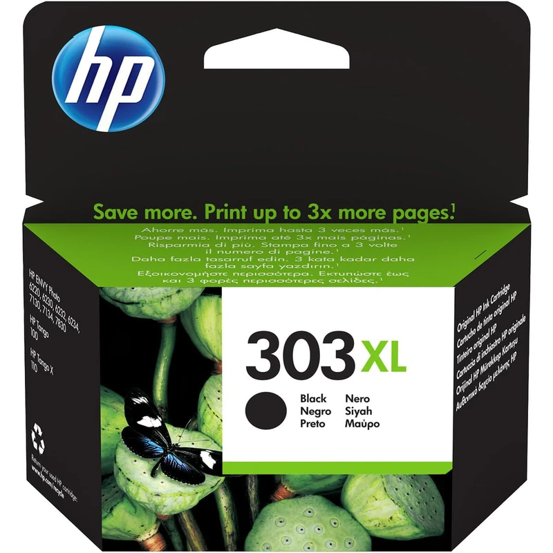 HP Genuine 303XL High Capacity Black Ink Cartridge