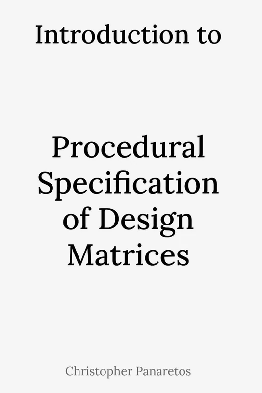 Introduction to Procedural Specification of Design Matrices (Experimental Biology) - Image 1