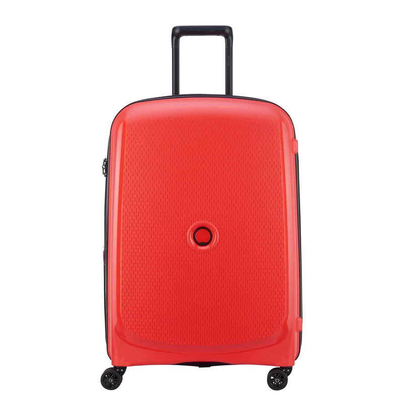DELSEY Paris - Belmont Plus - Expandable 4 Double Rolls MR Trolley, Tangerine Orange, L (71x47x31/33 cm)