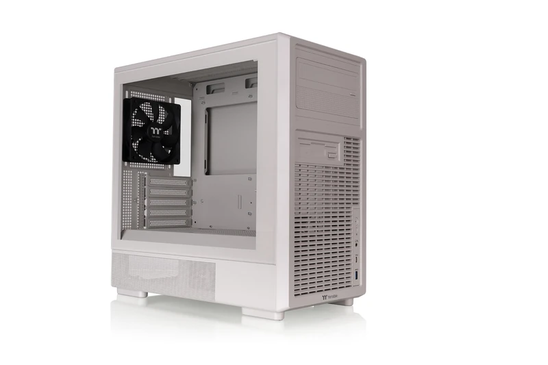 Thermaltake Retro 260 | Retro Micro ATX Chassis | 2 pre-installed 120mm fans | Tempered side glass | Compatible with graphics cards up to 370mm and AIO coolers up to 280mm | Beige - Image 1