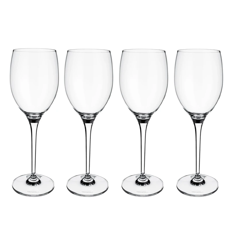 Villeroy & Boch - Maxima - White Wine Glass, 4 Pieces, 125 ml, Crystal Glass, Clear