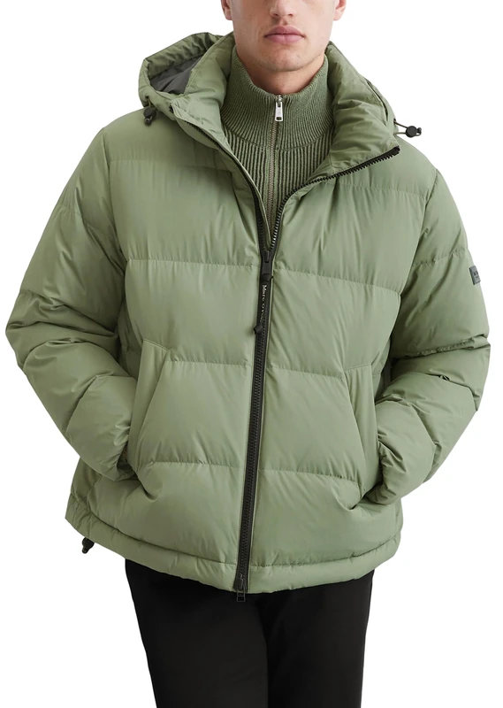 Marc O'Polo Men's Down Jacket Lined with Collar, 462, S