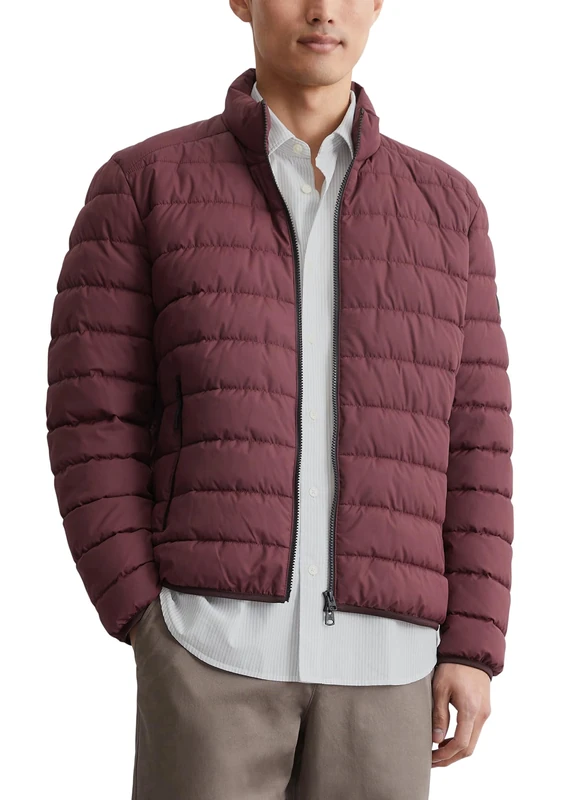 Marc O'Polo Men's Quilted Jacket with Stand-Up Collar, Lightweight, 349, S