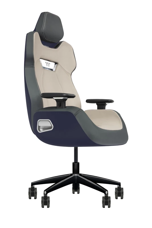 Thermaltake ARGENT E700 Future Dusk with Slate Gray Crayon Real Leather chair - Image 1