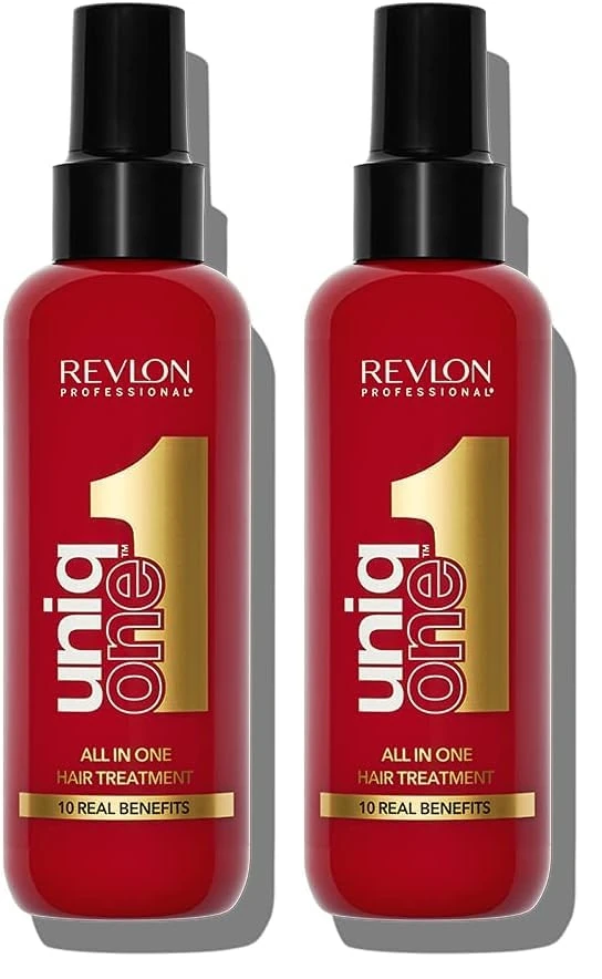 Revlon Professional Leave In Conditioner, Gifts For Women / Men, Vegan Hair Treatment For Shine & Frizz Control (150ml) Classic, All Hair Types (Pack of 2)