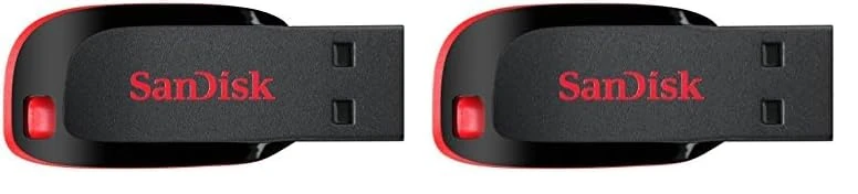 SanDisk 128GB Cruzer Blade USB 2.0 Flash Drive (Pack of 2)