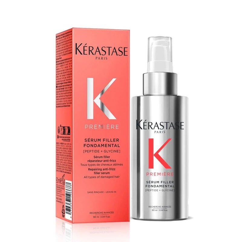 Kérastase Première Anti-Frizz Filler Heat Protecting Hair Serum for Damaged Hair with Peptides 90ml [STEP 4- PROTECT & REPAIR] - Image 1