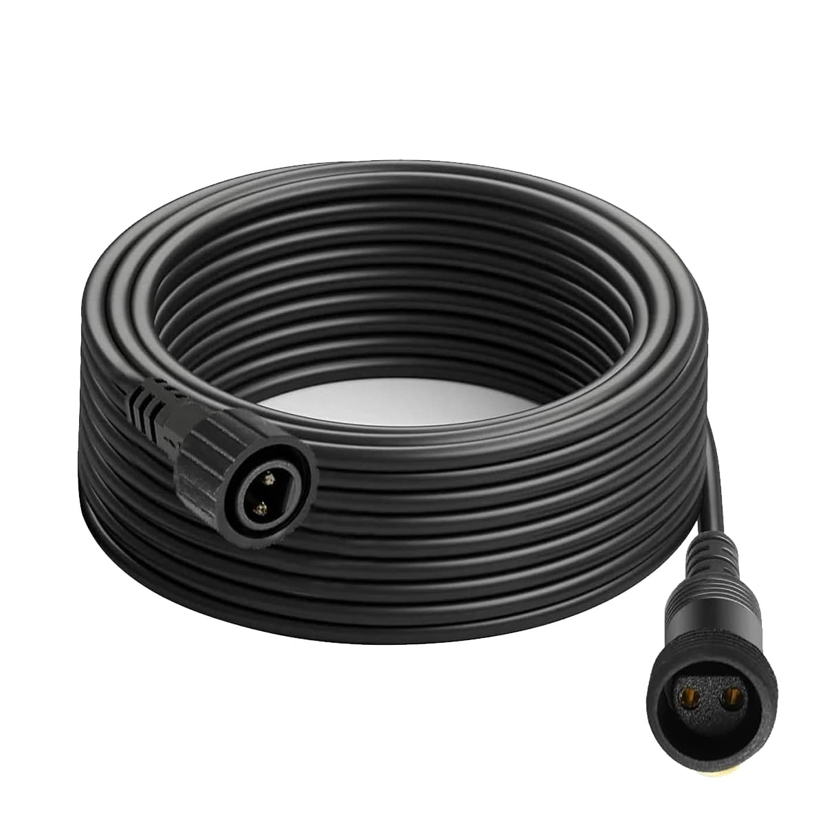 Cozymeow Christmas Lights Extension Cable, 3M/9.8Ft 2 Pin Connector IP65 Waterproof Fairy Light Extension Lead Cord for G40 Globe Outdoor Festoon/Icicle/Xmas/Net/Curtain String Lights