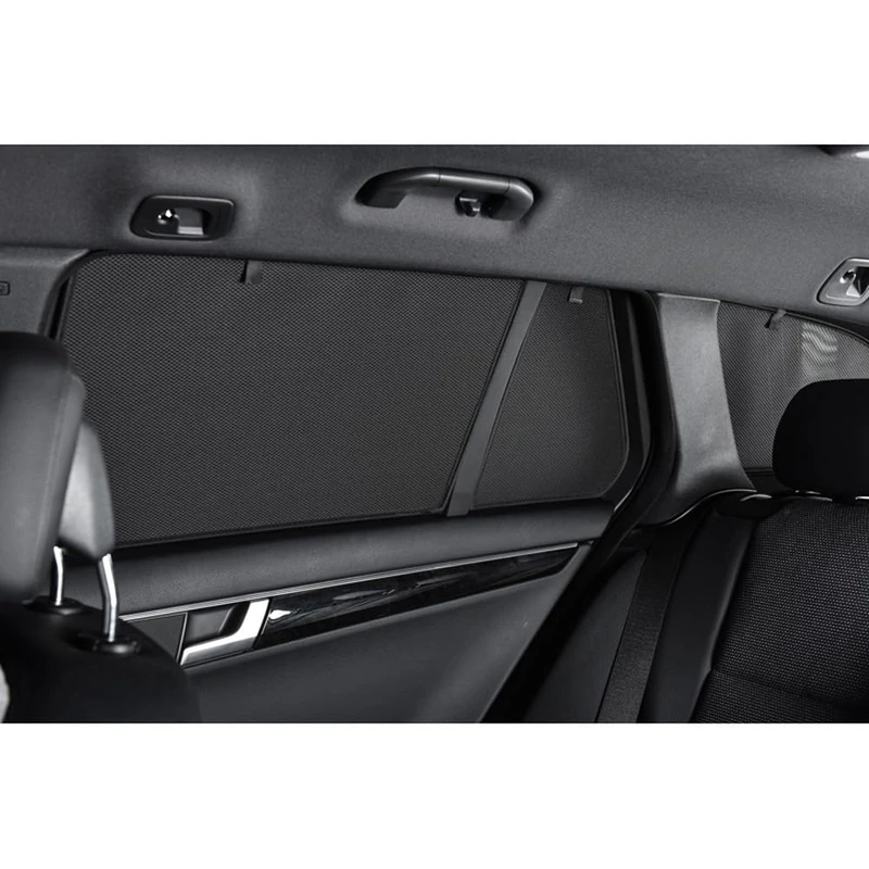 Set Car Shades (rear side doors) compatible with BMW X6 F16 5 doors 2014-2019 (4-pieces) Custom-Fit Sunshades for Cars