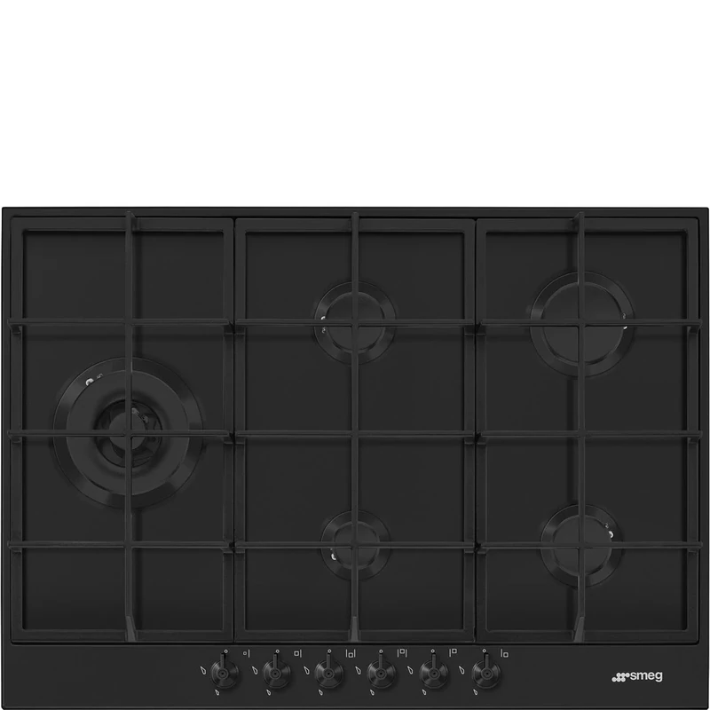 Gas hob with 5 burners from Smeg Classica - PV375LMB