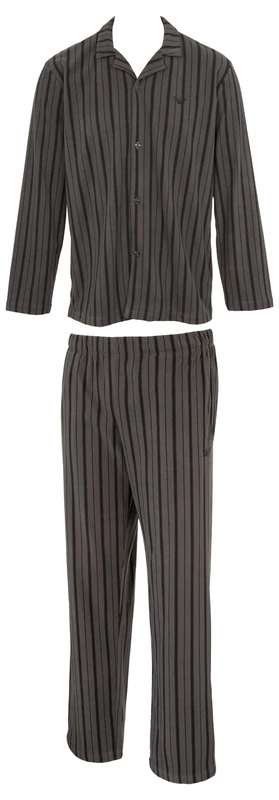 Emporio Armani Men's Printed Brushed Fabric Long Pajamas Set, Stampa RIGA, S