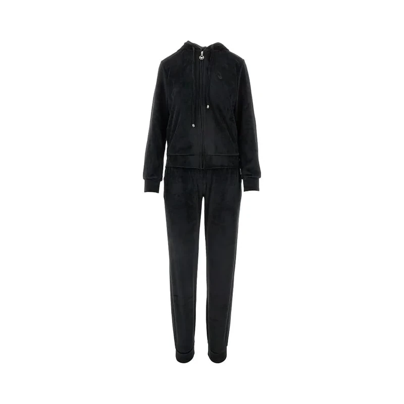 Emporio Armani Chenille Loungewear Tracksuit, Black, XS