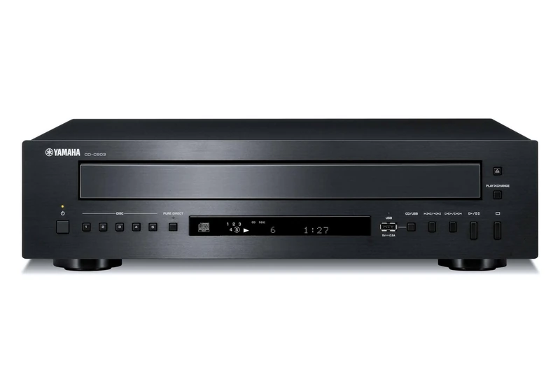 Yamaha CD-C603 5 CD MP3 Player WMA USB Black