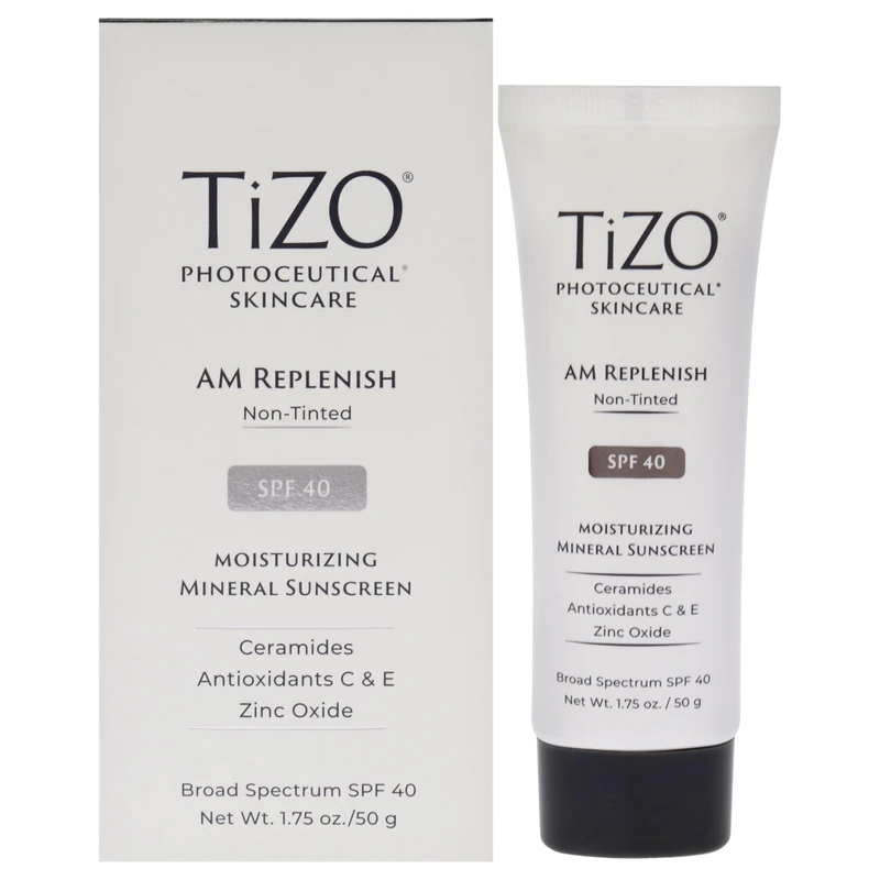 Tizo Photoceutical AM Replenish SPF 40 - Non-Tinted For Women 1.7 oz Sunscreen