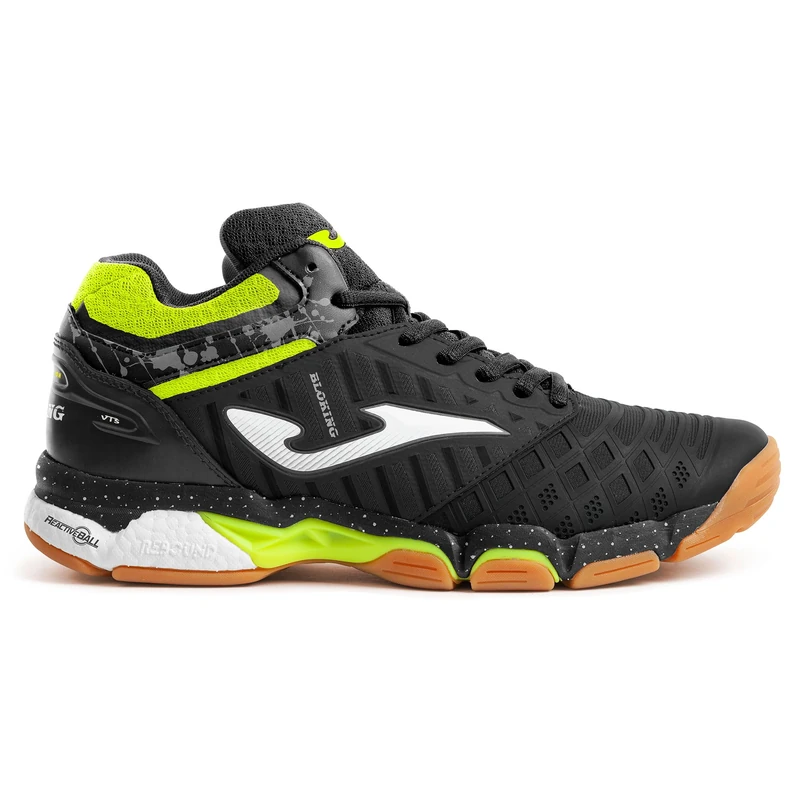 Joma Blok Series Men Volleyball Shoes, Black/White, 10.5 UK