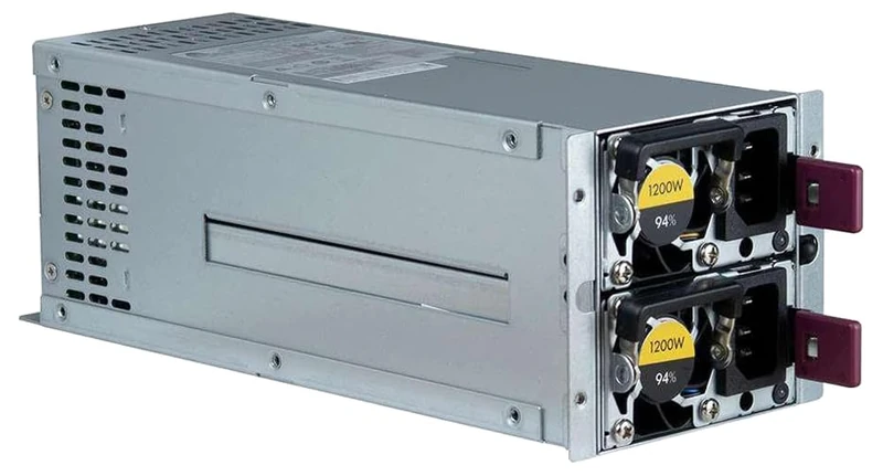 Ibertronica Redundant 2U Server Power Supply, 1200 Watts, 80PLUS Platinum Certified. Brand