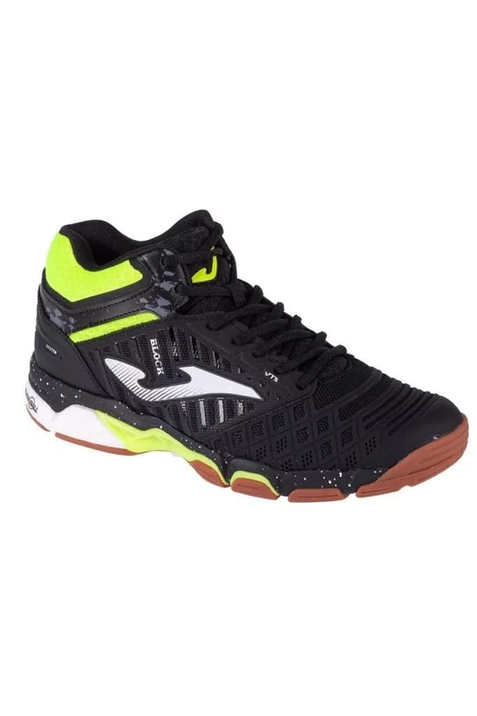 Joma Blok Series Men Volleyball Shoes, Black/White, 9.5 UK