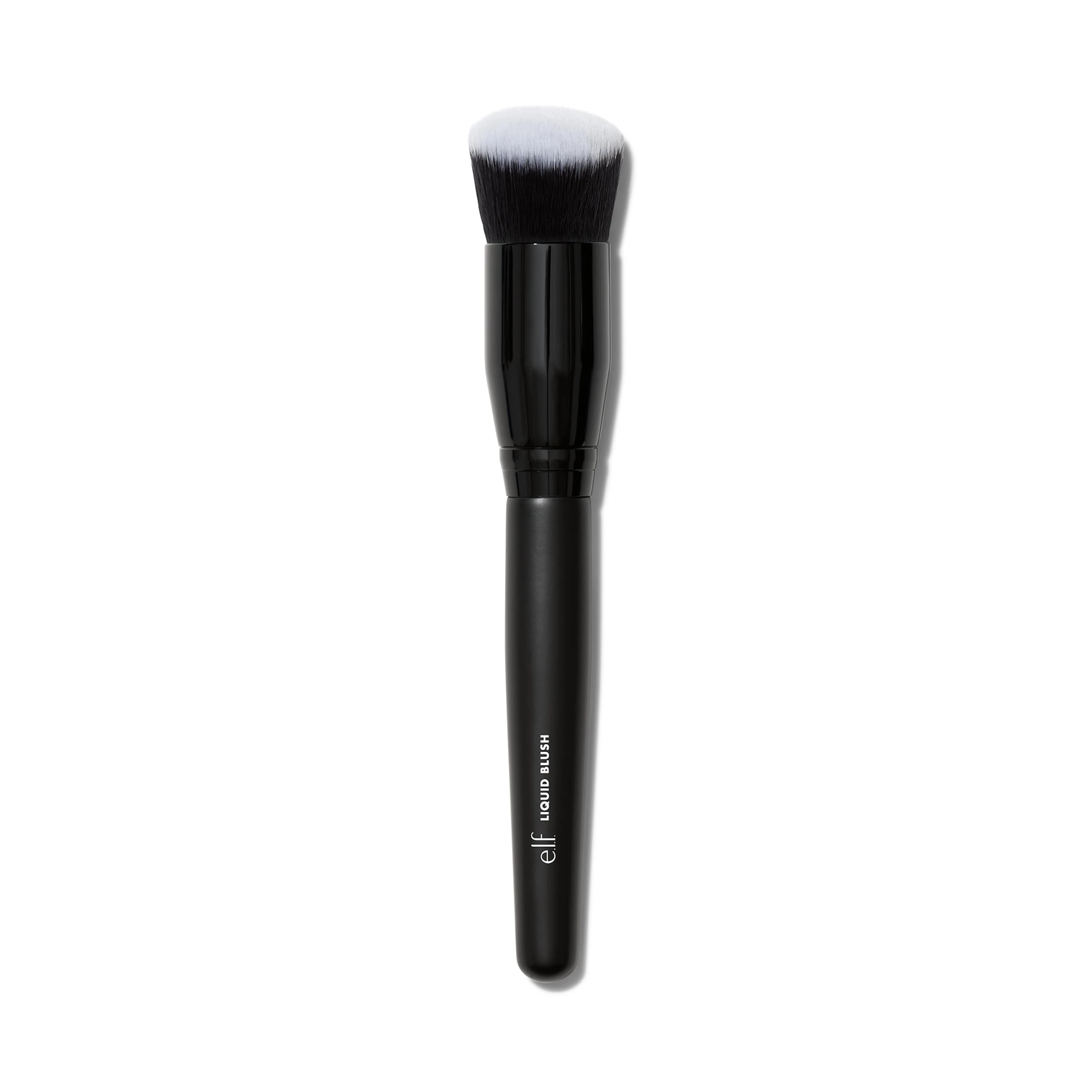 e.l.f. Camo Liquid Blush Brush, Angled Blush Brush Ideal For Applying & Blending Colours On Cheeks, Soft, Dense Bristles, Vegan & Cruelty-free
