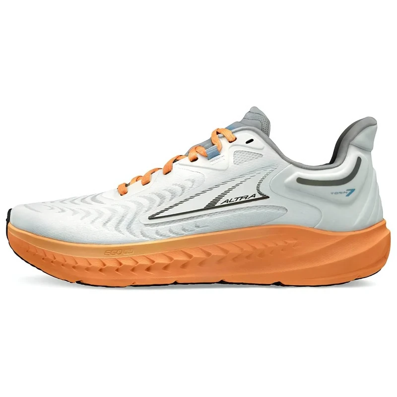 Altra Women's AL0A82CZ Torin 7 Road Running Shoe, Gray/Orange, 5