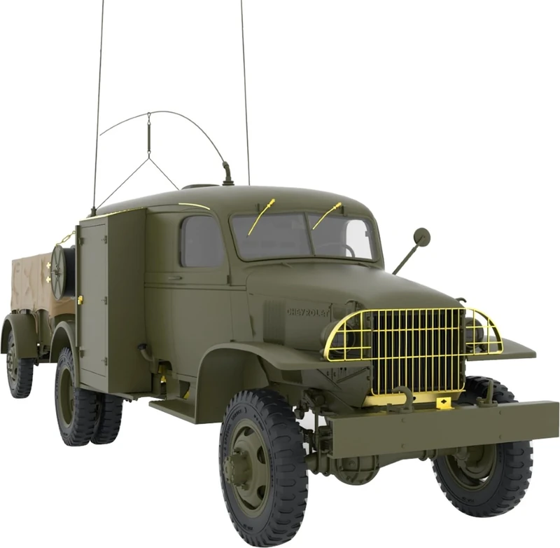 Miniart 1:35 - US Army K-51 Radio Truck w/K-52 Trailer