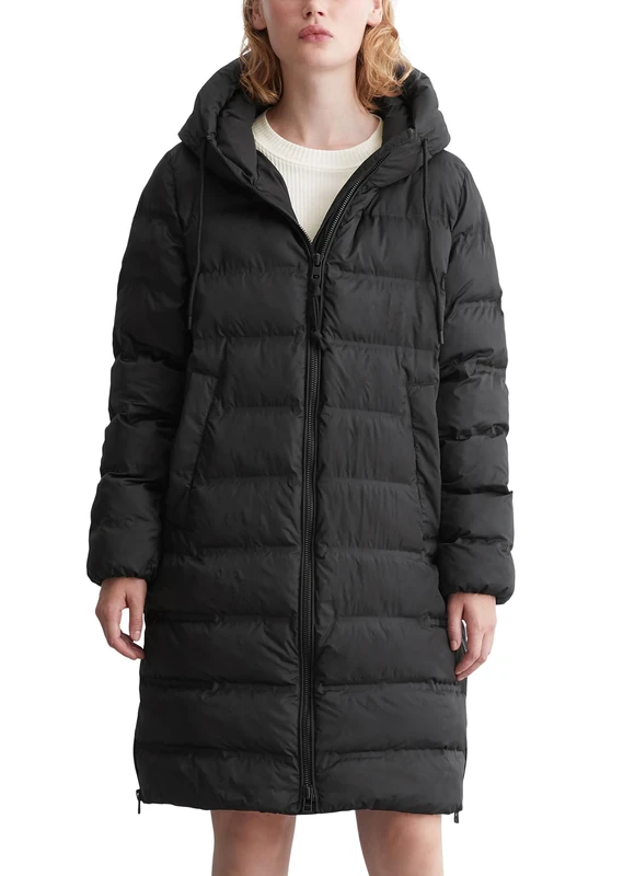 Marc O'Polo Denim Women's Down Coat Water-Repellent Lightweight, black, XXS