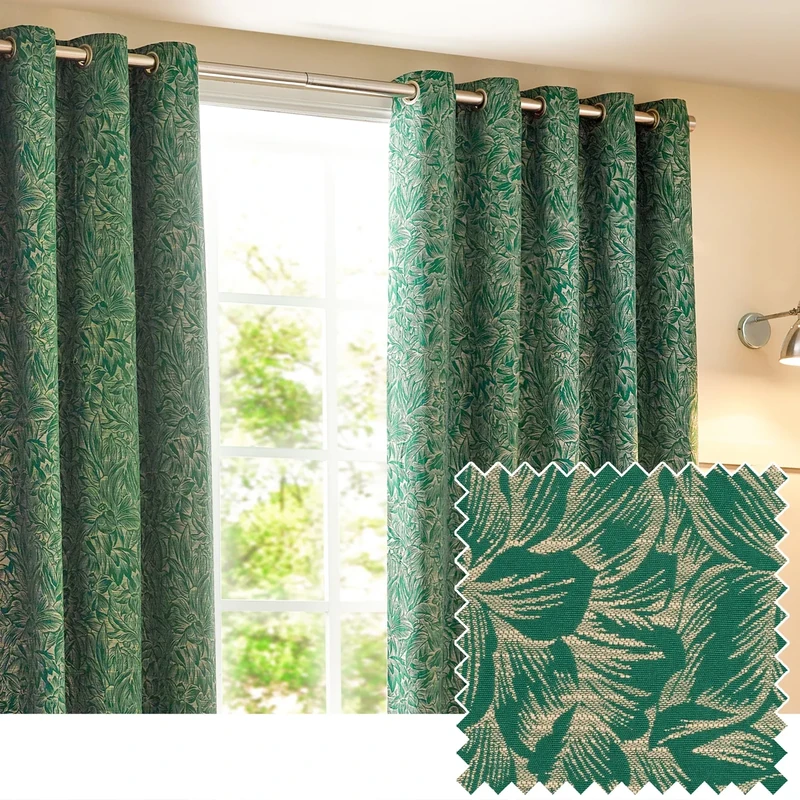 furn. Wylder Nature Grantley Jacquard Eyelet Curtains