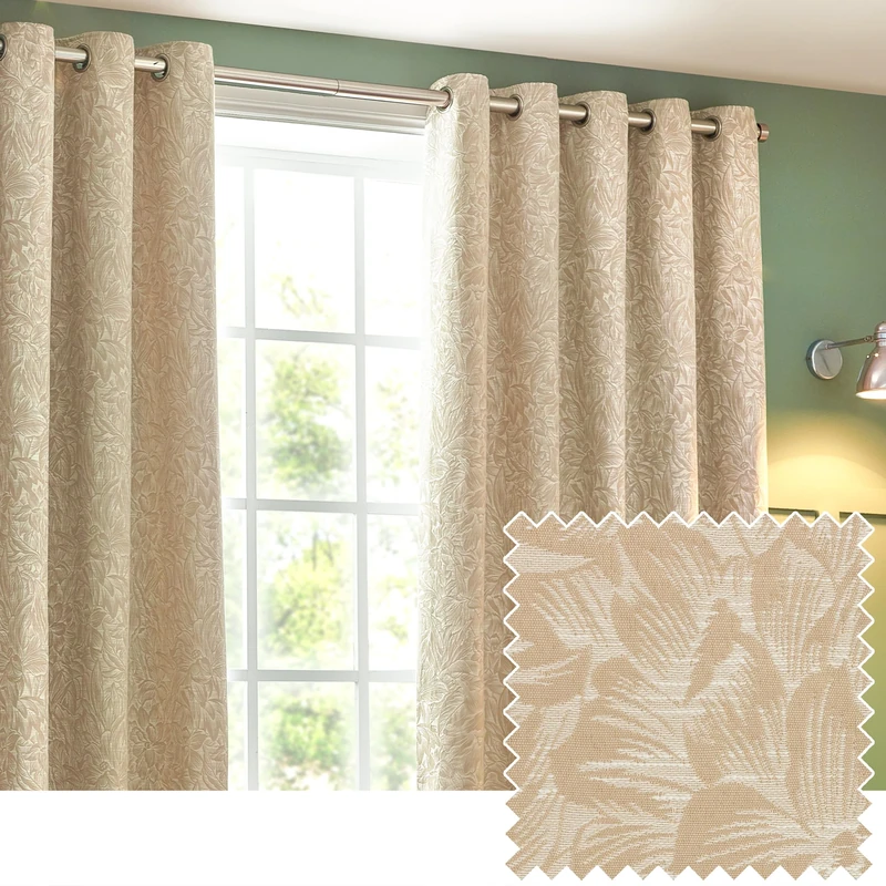 Wylder Nature Grantley Jacquard Eyelet Curtains